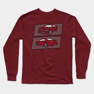 cars gifts illustration Long Sleeve T-Shirt